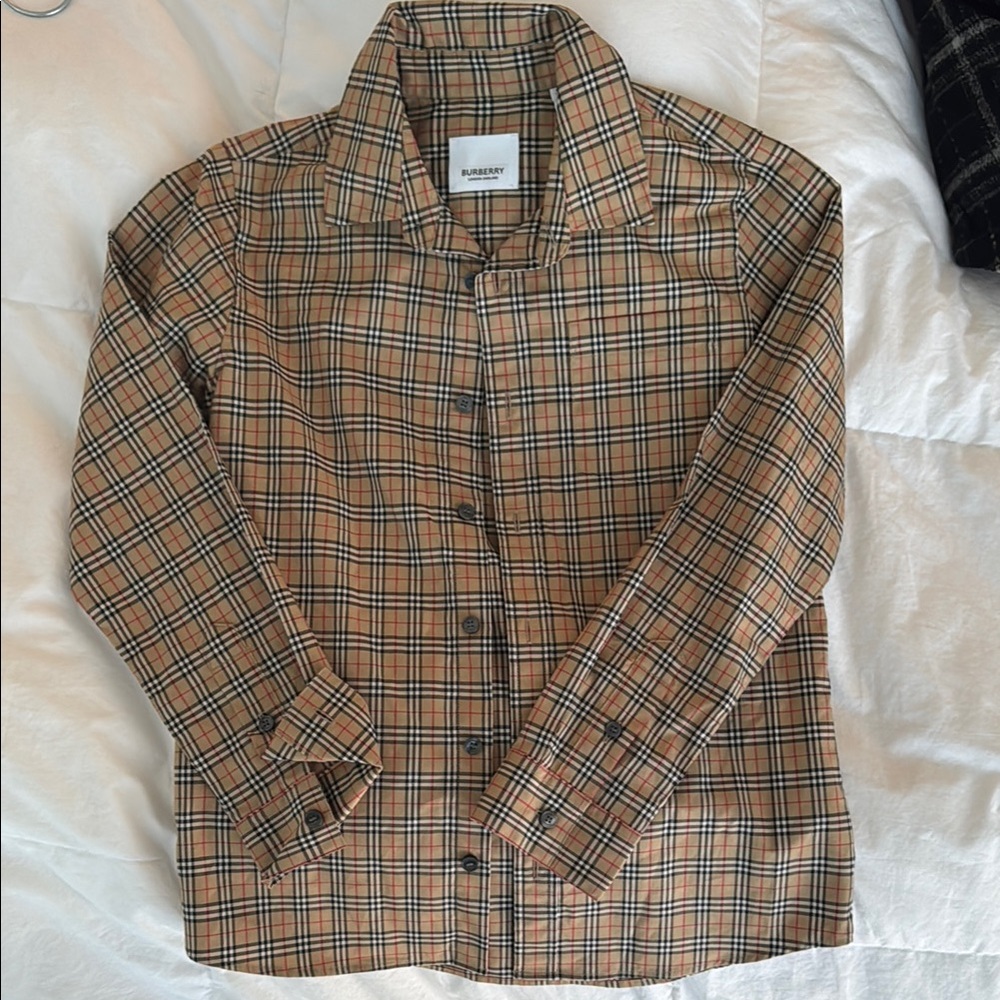 Burberry Tan Plaid Women's Jacket